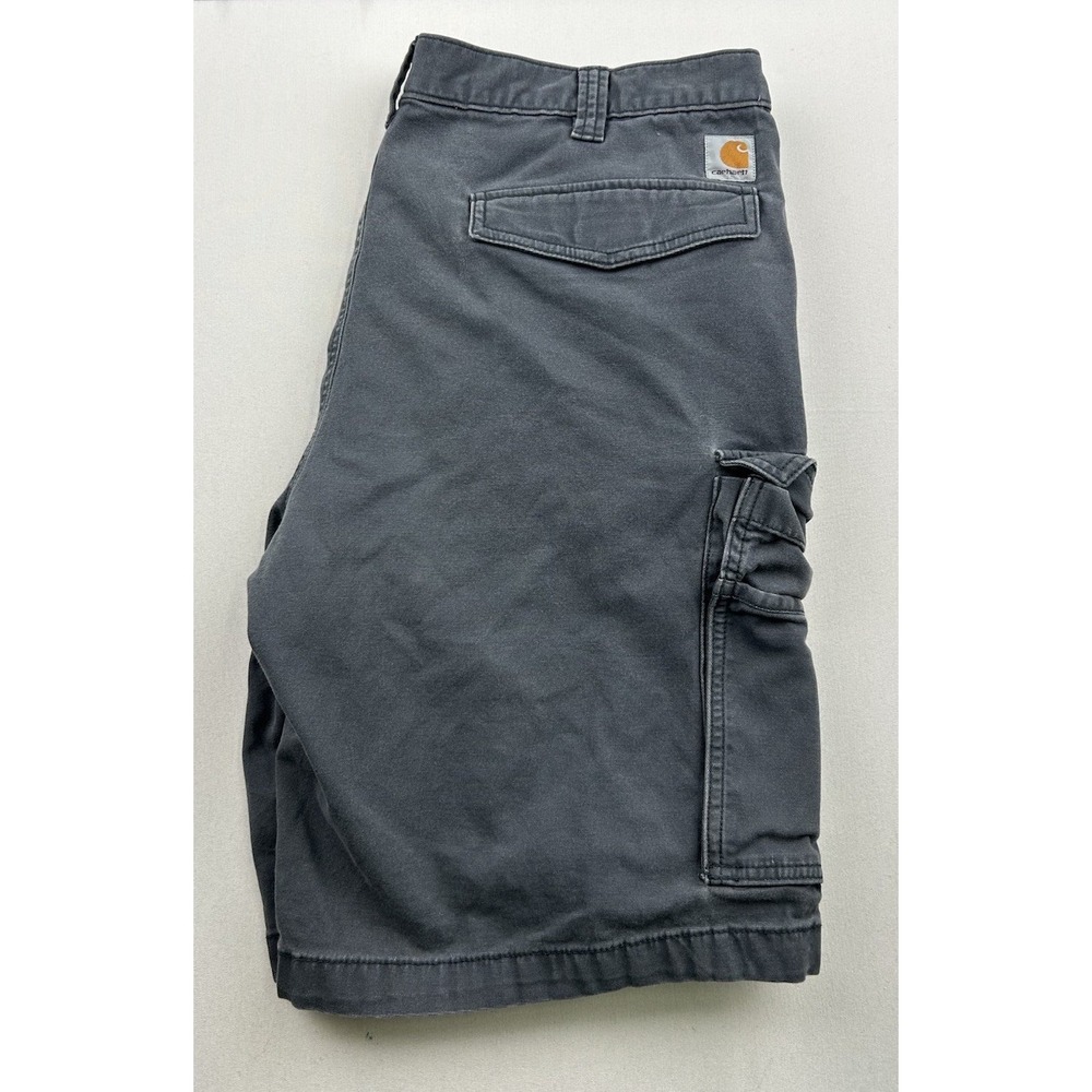 Carhartt Cargo Shorts Men's 40 Relaxed Fit Dark Gray 103542 029 Workwear Outdoor
